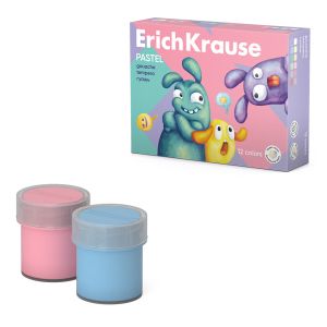 Гуашь ErichKrause Jolly Friends Pastel 12 цветов по 20 мл
