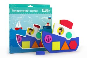 Головоломка-сортер Кораблик