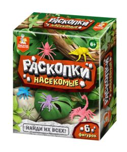 Раскопки "Насекомые" (6 насекомых)