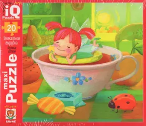 IQ Пазл МАКСИ 20 эл. Фея в чашке 2+