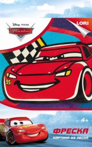 Фреска. Картина из песка. Disney "Молния Маккуин"