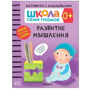 ШСГ Активити с наклейками. Развитие мышления 0+