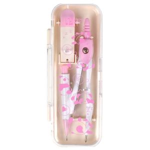 Циркуль в комплекте со сменными грифелями ПАНДЫ