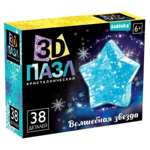 ZABIAKA Пазл 3D кристаллический "Волшебная звезда" МИКС SL-05251   6494435