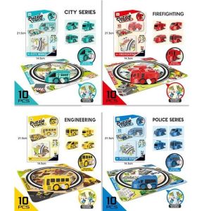 Сборный трек Puzzle Track 10 эл. (4 вида в ассортименте)