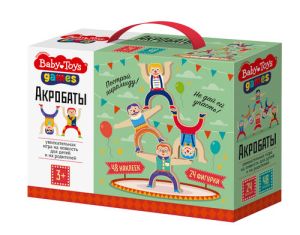 Игра настольная "Акробаты" Baby Toys games 24 шт 04332