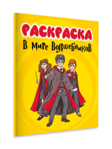 РАСКРАСКА 242х300. В мире волшебников