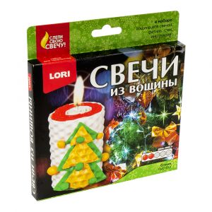 Свечи из вощины "Ёлочка"