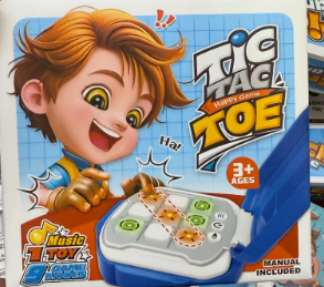 Игра Крестики-нолики 9 в 1 карманная электронная (Tic tac toe)