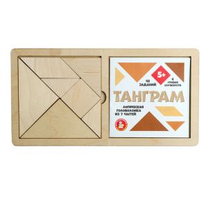 Игра головоломка деревянная "Танграм" (бол)