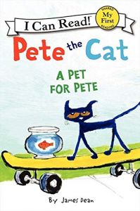 Pete the Cat a pet for Pete.