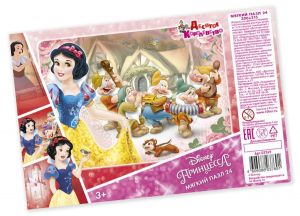 Пазл мягкий "Белоснежка" 24 эл