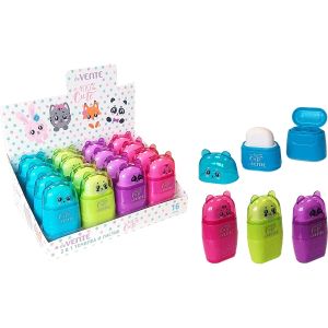 Точилка и ластик 2 в 1 "100% Cute"