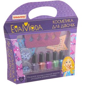 Лаки для ногтей - набор детской декоративной косметики Bondibon