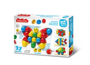 Мозаика для самых маленьких "Бабочка" d40/27 эл Baby Toys арт.03580