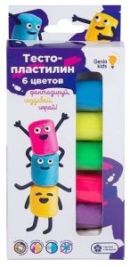 Набор для детской лепки «Тесто-пластилин 6 цветов»