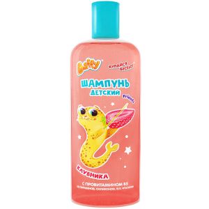 Шампунь детский 250 мл, КЛУБНИКА (Друзья Баффи)
