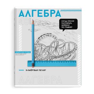 Тетрадь предметная "ЯРКИЕ ДЕТАЛИ" АЛГЕБРА /48 л.
