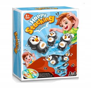 Игра на баланс Пингвины Happy stacking