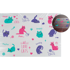 Покрытие настольное коты