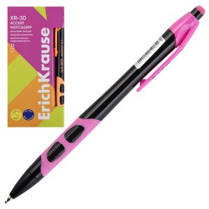 Ручка шариковая автоматическая ErichKrause XR-30 Matic&Grip Accent 0.7, цвет чернил синий 