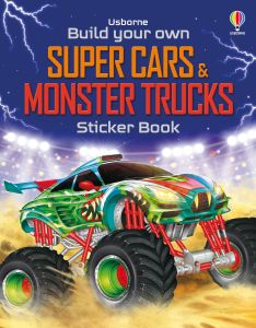 BYO SUPER CARS & MONSTER TRUCKS STICKER BOOK