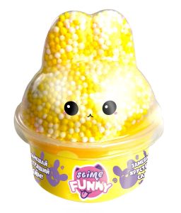 Игрушка для детей модели Funny Slime, слайм с вложениями, зайка