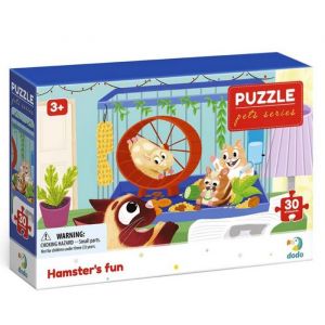 Пазл "Развлечения хомячков" 30 элементов