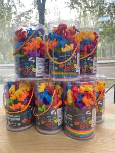 Сортер с пинцетом и чашками цветной в ассортименте