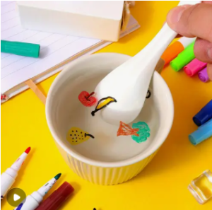 Волшебные маркеры для рисования на воде с ложкой