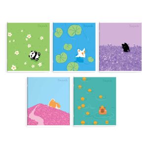 Тетрадь, 48 л, клетка, ЯРКИЙ МИКС 