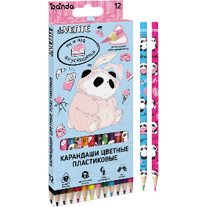 Карандаши цветные пластиковые Panda