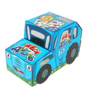 Синий Трактор. Мегадубль 5 в 1 в фигурной коробке