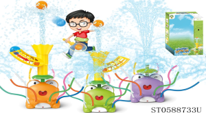 Игрушка Водяная лягушка 2 в 1.  Water spray toy. Летние игры