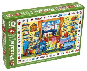 IQ Пазл с развивающей  игрой 96 зл. В гостях у портного 6+