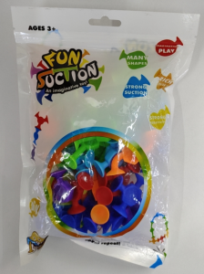 Присоски шестиугольники FunSuction в пакете 45 штук мини