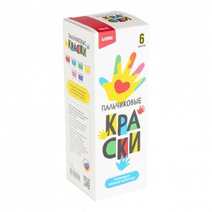 Пкр-008 Пальчиковые краски 6 цветов по 50 мл
