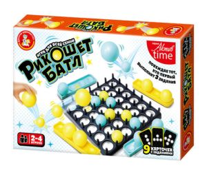 Игра настольная "Рикошет Батл" серии "Aктив time" (квадратное поле)