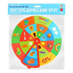 Развивающий набор "Логопедический круг"   7802106