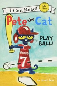 Pete the Cat play ball.