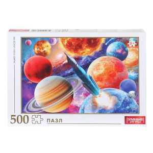 Космос. Пазлы в коробке 500 деталей.