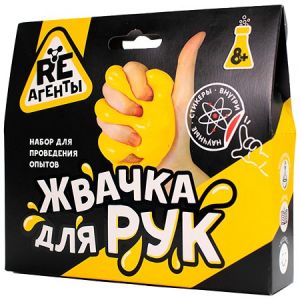 Научно-познавательный набор "Жвачка для рук", жёлтый