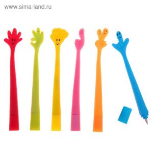 Ручка шариковая-прикол Жест МИКС 421452