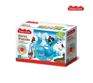 Пазл First Puzzle "Кто живет на Краю земли" (42 эл) Baby Toys