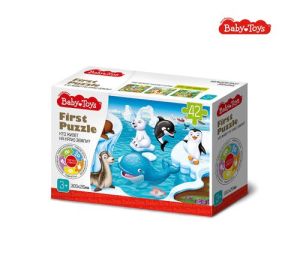 Пазл First Puzzle "Кто живет на Краю земли" 42 эл Baby Toys 04188
