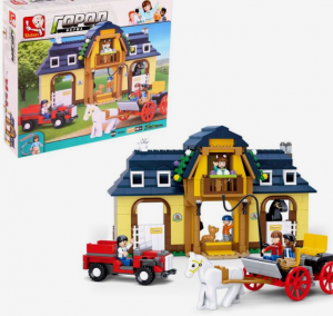 Конструктор «Лошадиная ферма», 526 деталей