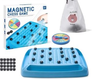 Magnetic chess game