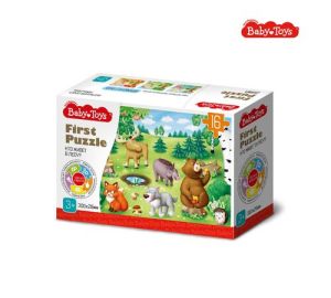 Пазл First Puzzle "Кто живет в Лесу" (16 эл) Baby Toys