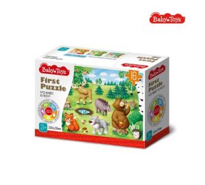 Пазл First Puzzle "Кто живет в Лесу" 16 эл Baby Toys 04190
