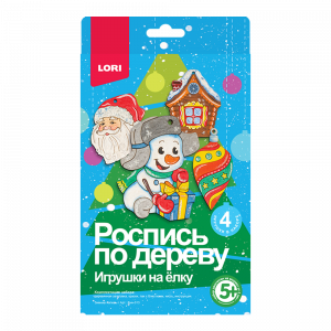 Роспись по дереву. Игрушки на ёлку "Зимние напевы"